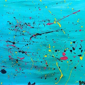 Abstract Painting “Disruption” by Jay Padron